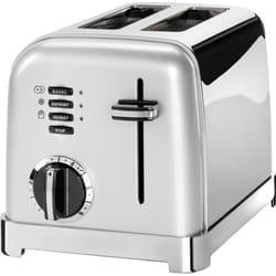 CUISINART Tostapane 2 fette CPT160SE GRIGIO PERLA, Acciaio inox, Funzione Bagel, Funzione Scongelamento, Funzione Riscaldamento, 6 Livelli di