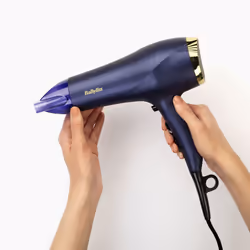 BaByliss Midnight Luxe 2300 asciuga capelli 2300 W Blu, Oro - Vista aggiuntiva 3