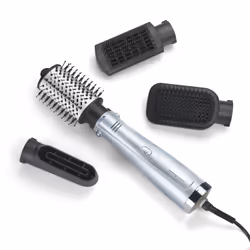 BaByliss Hydro-Fusion Hydro Fusion Smooth & Shape Spazzola ad aria calda Caldo Grigio, Argento 1000 W 2,5 m - Vista aggiuntiva 5