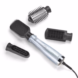 BaByliss Hydro-Fusion Hydro Fusion Smooth & Shape Spazzola ad aria calda Caldo Grigio, Argento 1000 W 2,5 m - Vista aggiuntiva 7