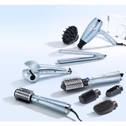 BaByliss Hydro-Fusion C1700E messa in piega Spazzola ad aria calda Caldo Blu 2,8 m - Vista aggiuntiva 5