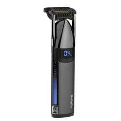 BaByliss Black Chrome Super-X Batteria 5 mm Bagnato e secco Nero, Argento