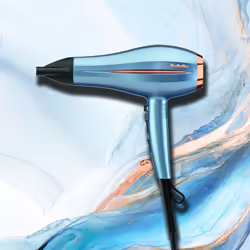 BaByliss Denim Luxe asciuga capelli 2200 W Blu, Rame