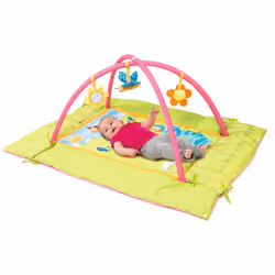 Smoby 110216 palestra per bambino e tappeto di gioco Verde, Rosa Tappetino da gioco per bambino