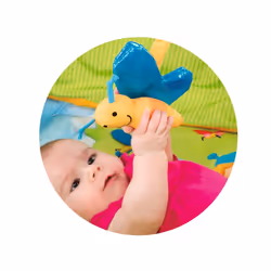 Smoby 110216 palestra per bambino e tappeto di gioco Verde, Rosa Tappetino da gioco per bambino