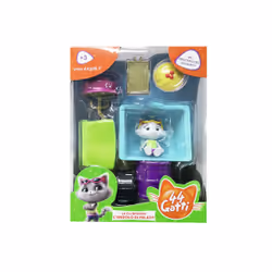 Smoby 44 Gatti Playset con Personaggio cm.8, Assortito