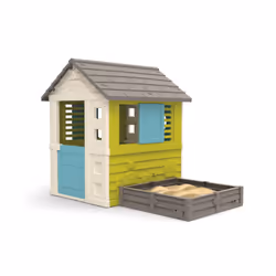 Smoby 7600810728, Casetta per bambini da pavimento, 2 anno/i, 1 porta/porte, Blu, Verde, Grigio, Bianco