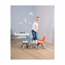 Smoby 880109 sedia per bambini Seggiolone Seduta rigida Grigio, Verde chiaro - Vista aggiuntiva 2