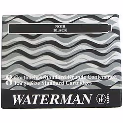 Waterman S0110850, Nero, Penna stilografica, Francia, Blister, 8 pz