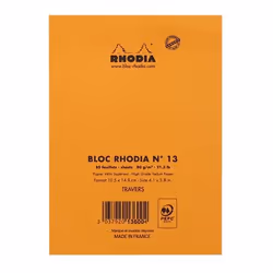 Rhodia 13600C quaderno per scrivere A6 80 fogli Arancione - Vista aggiuntiva 3