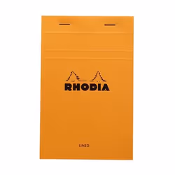 Rhodia 14600C, Image, Orange, 80 feuilles, Papier ligné, Couverture avant souple et couverture arriere rigide, Universel