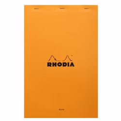 Rhodia 19000C, Immagine, Arancione, A4+, 80 fogli, Copertina anteriore morbida e posteriore rigida, Universale