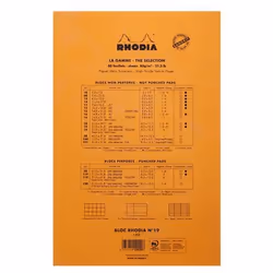 Rhodia 19000C quaderno per scrivere A4+ 80 fogli Arancione
