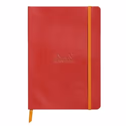 Rhodia 117413C, Monocromatico, Rosso, A5, 80 fogli, 90 g/m², Carta rigata