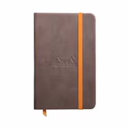 Rhodia 118643C, Monocromatico, Cioccolato, A6, 96 fogli, Carta rigata, Copertina rigida