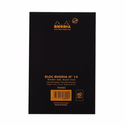 Rhodia 146009C quaderno per scrivere 80 fogli Nero