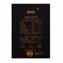 Rhodia 182009C quaderno per scrivere A4 80 fogli Nero