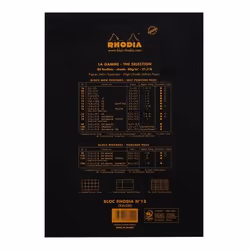 Rhodia 186009C quaderno per scrivere A4 80 fogli Nero