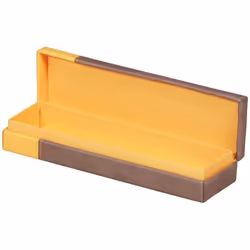 Rhodia 318873C astuccio per matita Astuccio rigido per matite Finta pelle Cioccolato, Arancione