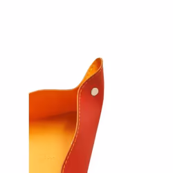 Rhodia 318953C vassoio da scrivania Finta pelle Arancione, Rosso