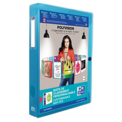 Oxford 100200140 raccoglitore 300 fogli Blu Polipropilene (PP)