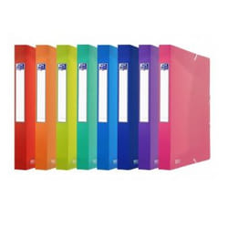 Oxford 400146995 raccoglitore 300 fogli Blu, Azzurro, Colore menta, Arancione, Rosa, Viola, Rosso Polipropilene (PP)