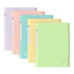 Oxford 400187619 cartella Polipropilene (PP) Blu, Verde, Rosa, Viola, Giallo A4