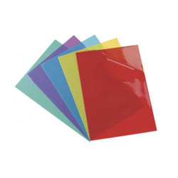 Oxford 100206665 cartella PVC Blu, Verde, Viola, Rosso, Giallo A4
