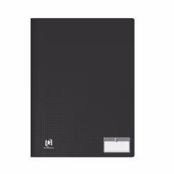 Oxford 100206152, Nero, Polipropilene (PP), 30 tasche, 60 fogli, Paesaggio/Ritratto, 210 x 297 mm (A4)