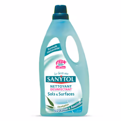 Sanytol 3045206312202, Liquido (concentrato), 1 L, Laminato, Linoleum, Marmo, PVC, Vinile, Eucalipto, Bottiglia, 1 pz