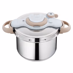 SEB Clipso Minut Eco Respect, 6 L, Ceramica, Gas, Alogena, Induzione, Piastra sigillata, Acciaio inox, Acciaio inox