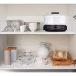 Tefal Minicompact VC139810 pentola a vapore 2 cestello/i Libera installazione 800 W Nero - Vista aggiuntiva 3