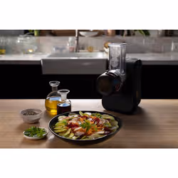 Moulinex DJ77EN10 grattugia e spiralizzatore elettrici Grattugia elettrica Plastica Nero - Vista aggiuntiva 6