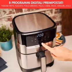 Moulinex EZ505D10 friggitrice Singolo 4,2 L Indipendente 1400 W Friggitrice ad aria calda Acciaio inox - Vista aggiuntiva 5