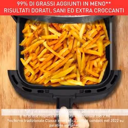 Moulinex EZ505D10 friggitrice Singolo 4,2 L Indipendente 1400 W Friggitrice ad aria calda Acciaio inox - Vista aggiuntiva 7