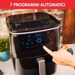 Moulinex AL2018 Friggitrice ad Aria 6,5L, Friggitrice ad Aria Calda, Colore Nero - Vista aggiuntiva 7