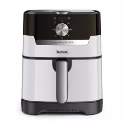 Tefal Easy Fry & Grill EY501A Singolo 4,2 L Indipendente 1550 W Friggitrice ad aria calda Nero, Acciaio inox