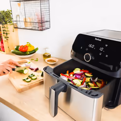 Tefal Easy Fry Mega EY855D10 friggitrice Singolo 7,5 L Indipendente 2020 W Friggitrice ad aria calda Nero, Acciaio inox - Vista aggiuntiva 7