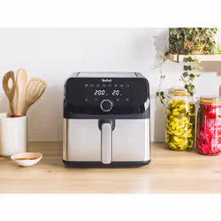Tefal Easy Fry Mega EY855D10 friggitrice Singolo 7,5 L Indipendente 2020 W Friggitrice ad aria calda Nero, Acciaio inox - Vista aggiuntiva 8