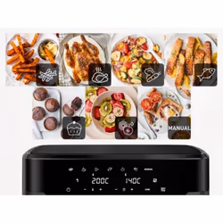 Moulinex EZ942HF0 friggitrice Doppia 11 L Indipendente 2020 W Friggitrice ad aria calda Antracite - Vista aggiuntiva 5
