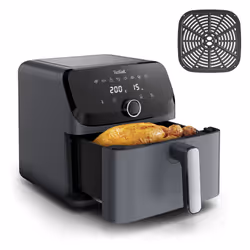 Tefal Easy Fry Mega EY855BE0, Friggitrice ad aria calda, 7,5 L, 80 °C, 200 °C, 8 persona(e), 60 min