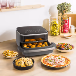 Tefal Easy Fry XL Surface FW402HE0 friggitrice Singolo Indipendente 2200 W Friggitrice ad aria calda Nero, Grigio - Vista aggiuntiva 5