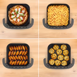 Tefal Easy Fry XL Surface FW402HE0 friggitrice Singolo Indipendente 2200 W Friggitrice ad aria calda Nero, Grigio - Vista aggiuntiva 7