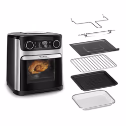 Moulinex Easy Fry Multifunction Friggitrice ad aria 15 L, Forno Friggitrice ad Aria, Formato Famiglia, 9 in 1 AL556DF0, Frigg ...