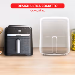 Moulinex Easy Fry Mega Compact EZ8618 Singolo 7,5 L Indipendente 2020 W Friggitrice ad aria calda Nero - Vista aggiuntiva 3