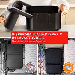 Moulinex Ever Fry Dual Flex, friggitrice ad aria, doppio cestello flessibile, capacità di 9 L - Vista aggiuntiva 6