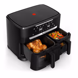 Moulinex Ever Fry XXL Dual, Friggitrice Ad Aria Doppia, Capacità 11L, Cottura Sincronizzata, Tecnologia Infra Heat, - Vista aggiuntiva 8