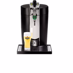 Krups VB7008, 5 L, Erogatore di birra alla spina, Nero, Cromo, 4 °C, Potenza, 61 W