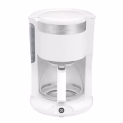 Moulinex Principio, Macchina da caffè con filtro, 1,25 L, Caffè macinato, 1000 W, Acciaio inox, Bianco