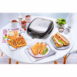 Tefal SW341D12 tostiera 700 W Nero, Acciaio inox - Vista aggiuntiva 4